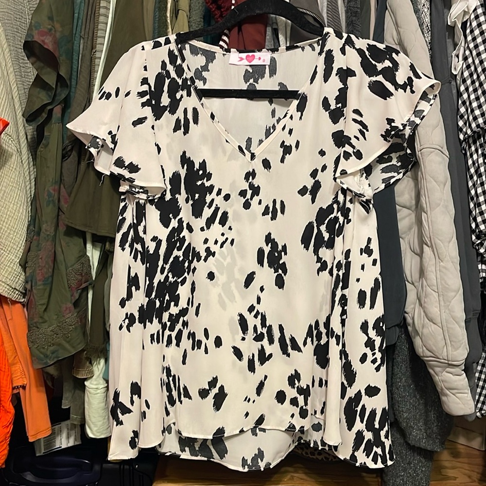 Buddy love cow print